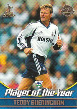 Teddy Sheringham Tottenham Hotspur 2002 Topps Premier Gold Player of the Year #TH2